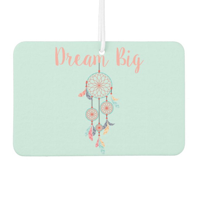 Dream Big Dreamcatcher Bohemisch Dream Catcher Autolufterfrischer (Vorderseite)
