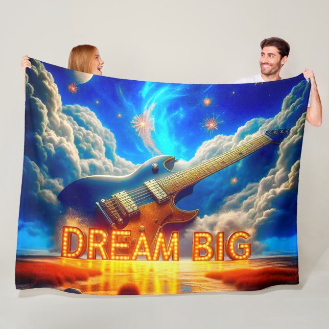 Dream Big Fleecedecke (Beispiel)