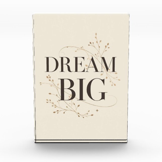 Dream Big Fotoblock (Vorderseite)