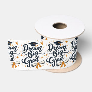 Dream Big Grad Satinband