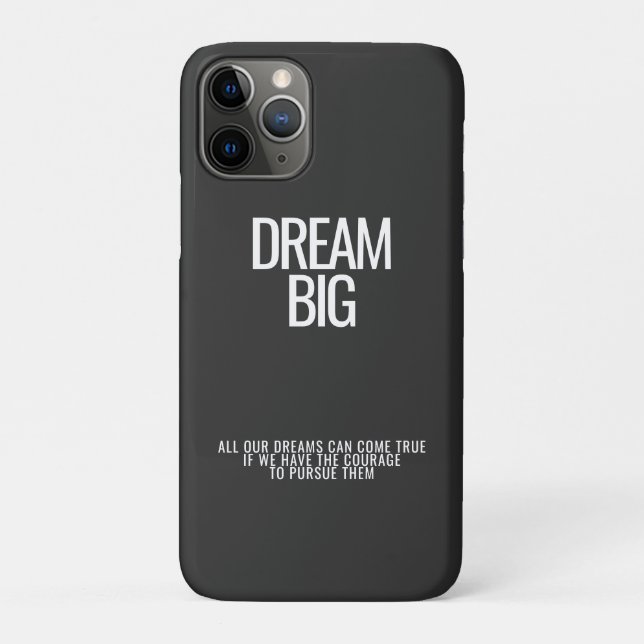 Dream Big iPhone Case (Rückseite)