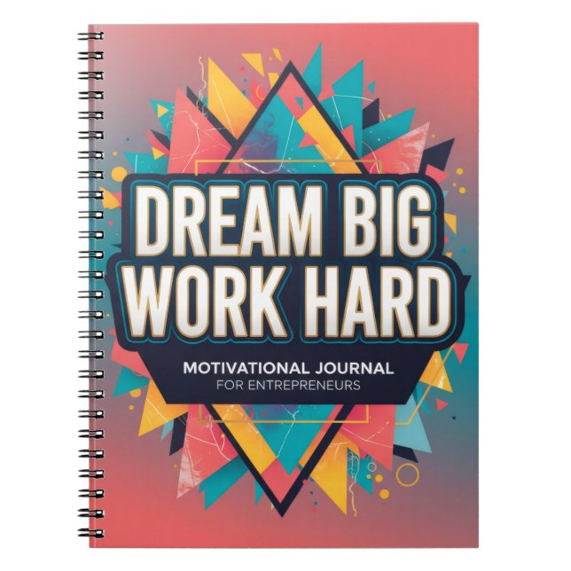 Dream Big Journal for Entrepreneurs Notizblock (Vorderseite)