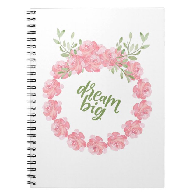 Dream Big Journal Notebook Notizblock (Vorderseite)