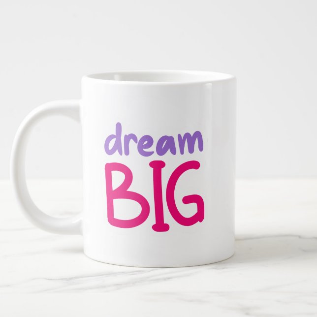 Dream Big 😁 Kaffeespezialitäten Tasse (Links)