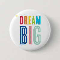 DREAM BIG LITTLE ONE coole Typografie in leuchtend