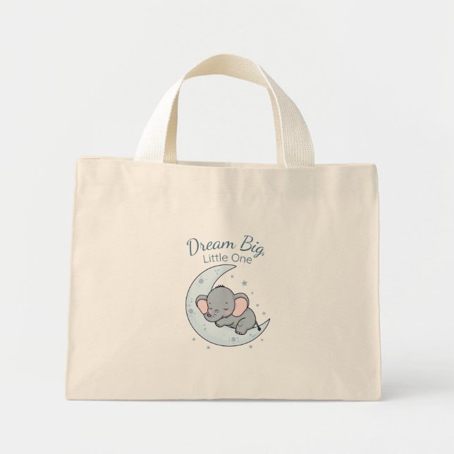 Dream Big, Little One Mini Stoffbeutel (Vorne)