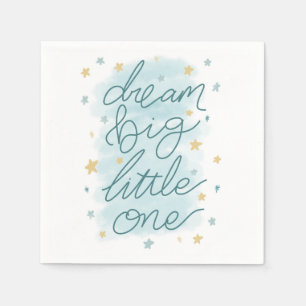 Dream Big Little One Pastel Stars Serviette