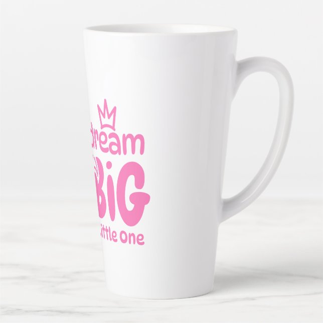 Dream Big Little One Pink Tasse - Niedliches Baby  (Rechts)