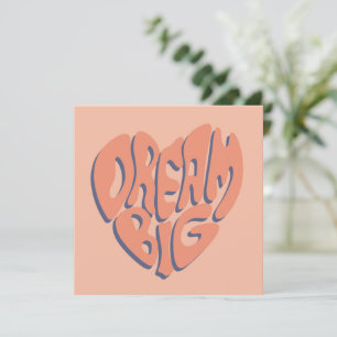 Dream Big: Motivierend Ratschläge von Coral und Ap Feiertagskarte