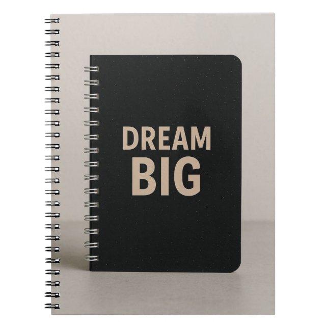 Dream Big Notebook Notizblock (Vorderseite)
