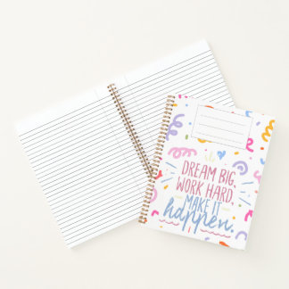 "Dream Big"-Notebook Notizbuch