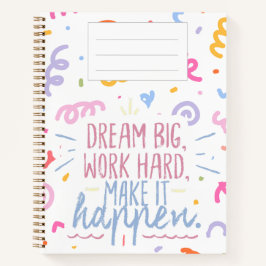 "Dream Big"-Notebook Notizbuch