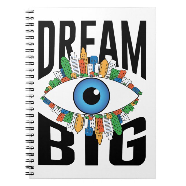 Dream Big Notizblock (Vorderseite)