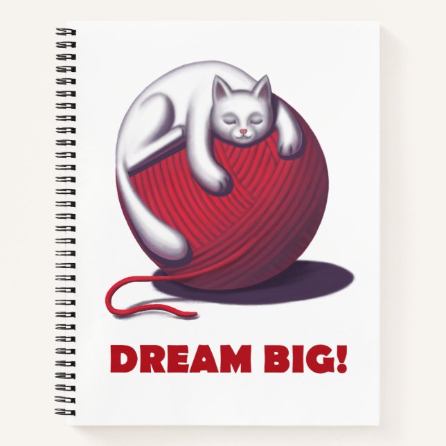 Dream Big Notizbuch (Vorderseite)