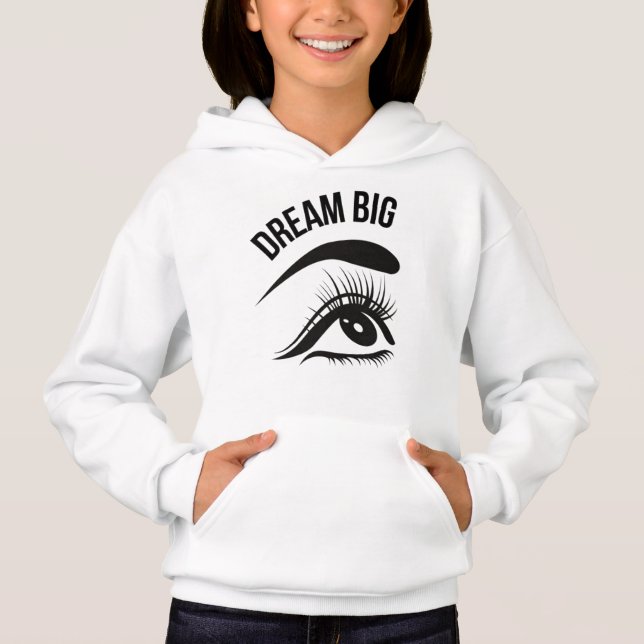 Dream Big Optician Augen Hoodie (Vorderseite)