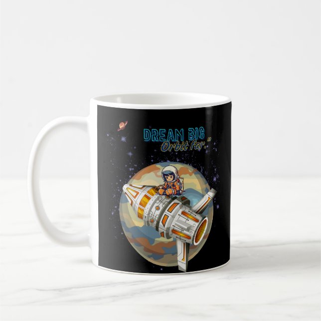 DREAM BIG ORBIT FAR KAFFEETASSE (Links)
