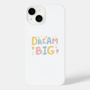 Dream Big Pastel Hearts Case-Mate iPhone 14 Hülle