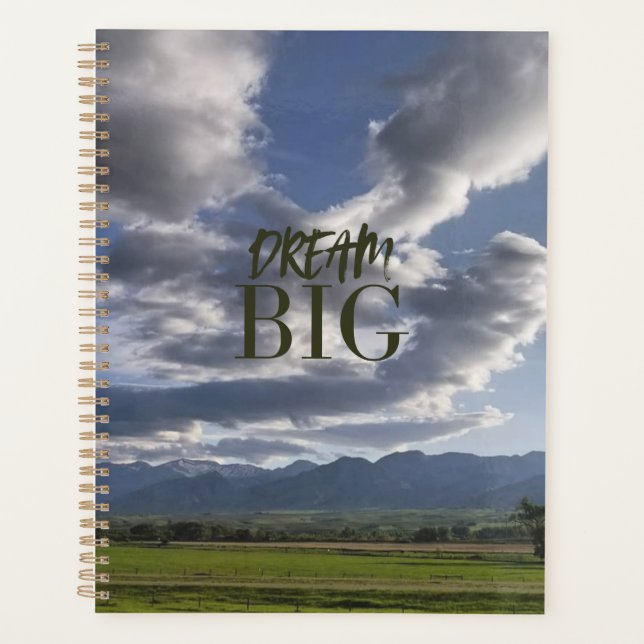 Dream Big Planner Planer (Vorderseite)