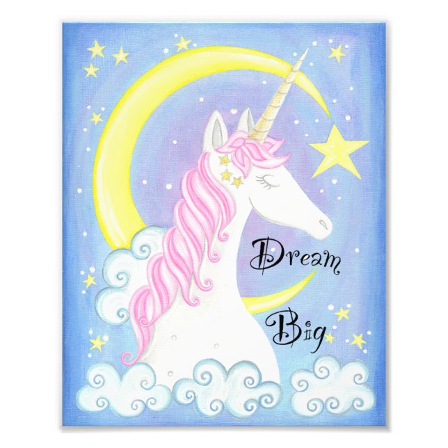 Dream Big Print Fotodruck (Vorne)