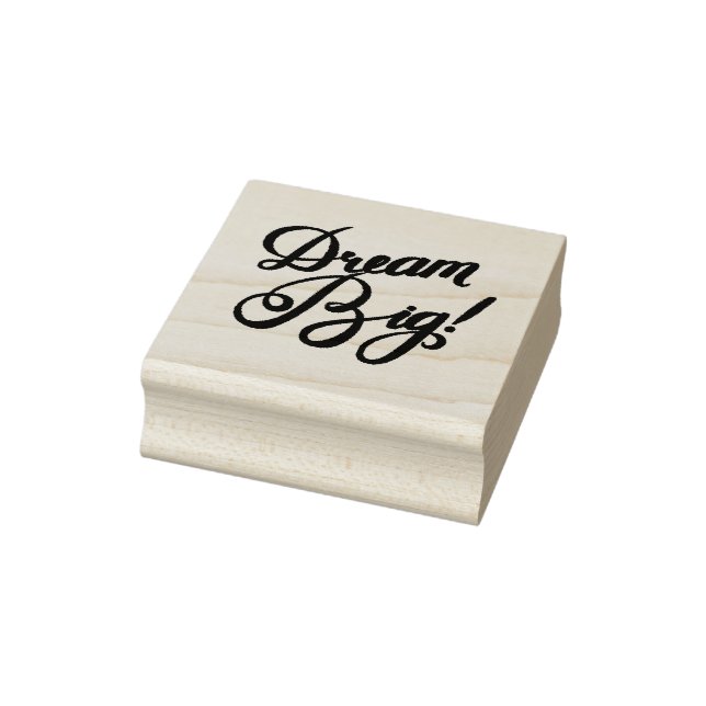 Dream Big Red Gummistempel (Stempel)