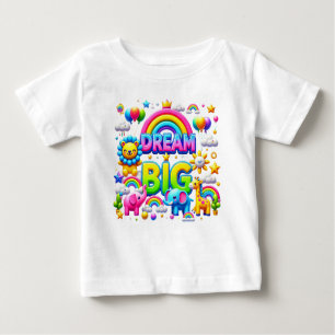 "Dream Big: Royal Rainbow T-Shirt" Baby T-shirt