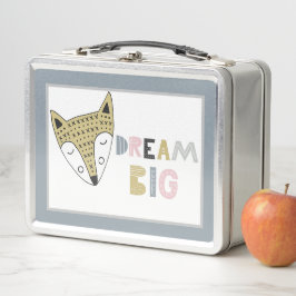 Dream Big Scandinavian Fox Metall Brotdose
