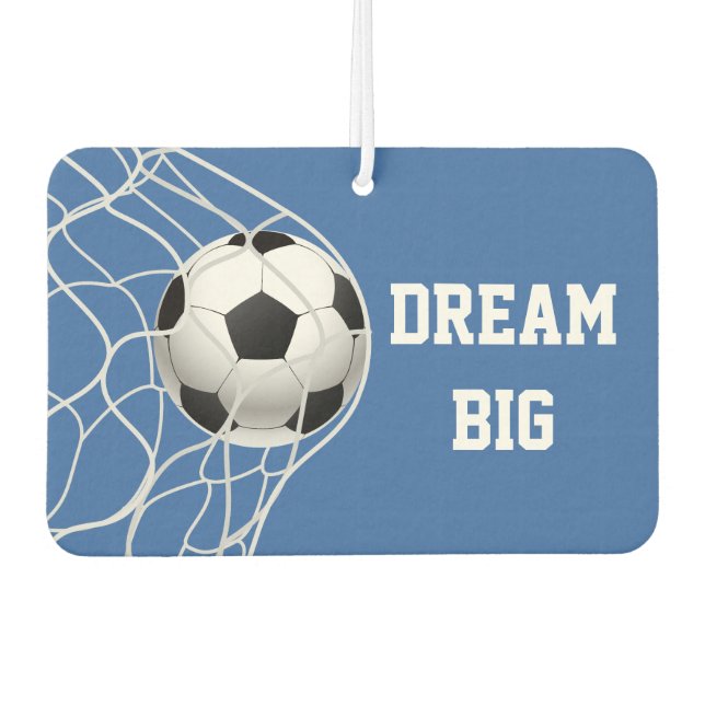 Dream Big Soccer Air Freshener Autolufterfrischer (Vorderseite)