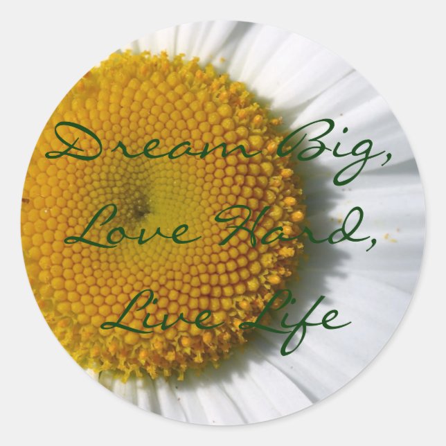 Dream Big Stickers (Vorderseite)