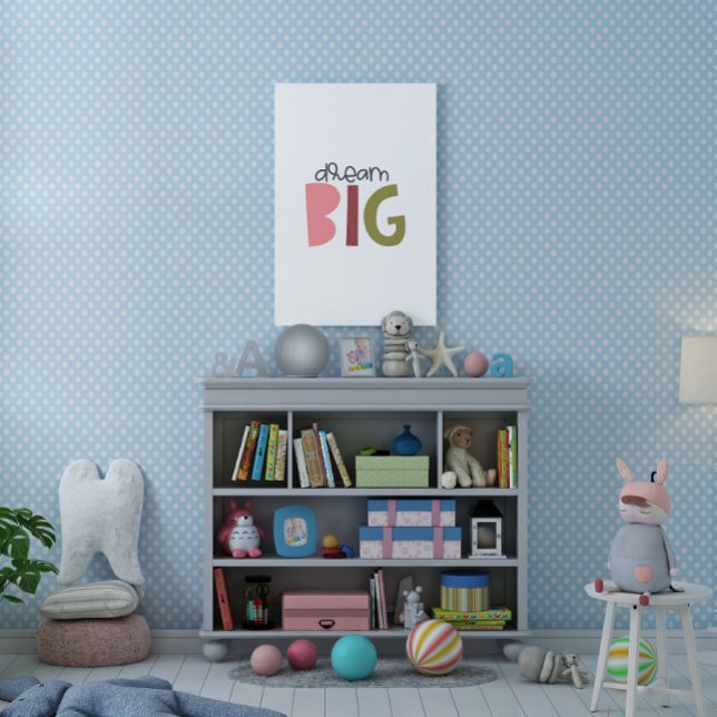 Dream Big Typografie Poster (Von Creator hochgeladen)