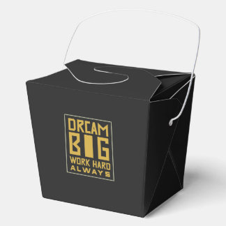 Dream Big Work immer hart Geschenkschachtel