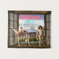 Dream Bigger Altered Art Vintag Dancers
