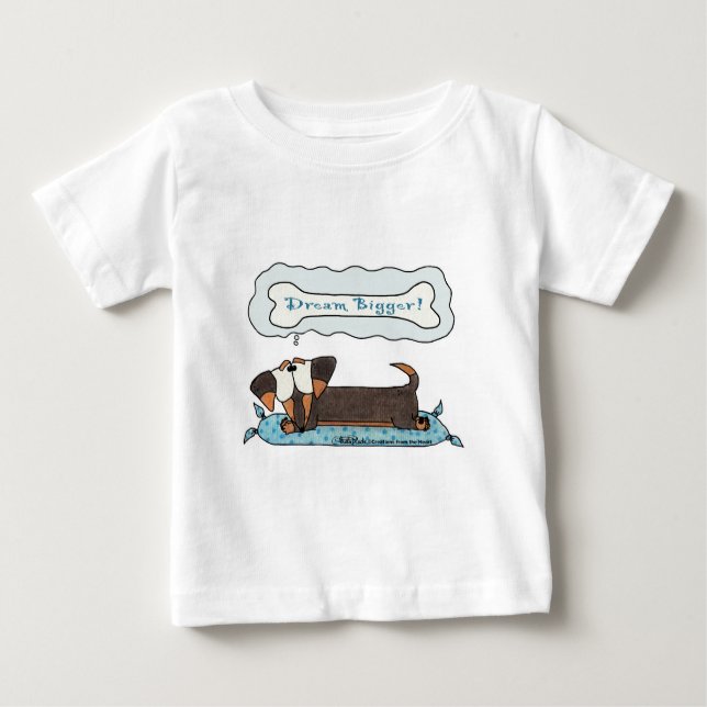 Dream Bigger Baby T-shirt (Vorderseite)