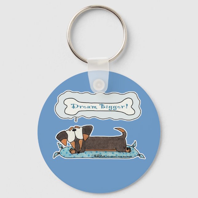 Dream Bigger Schlüsselanhänger (Vorderseite)