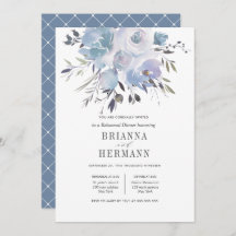 Dream Blue | Blume Hochzeitsessen Probe