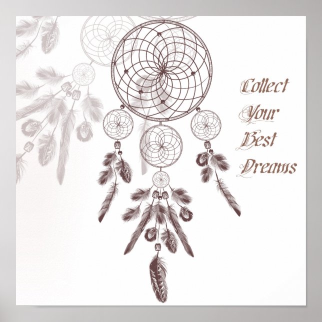 Dream Catcher and Quote Poster (Vorne)