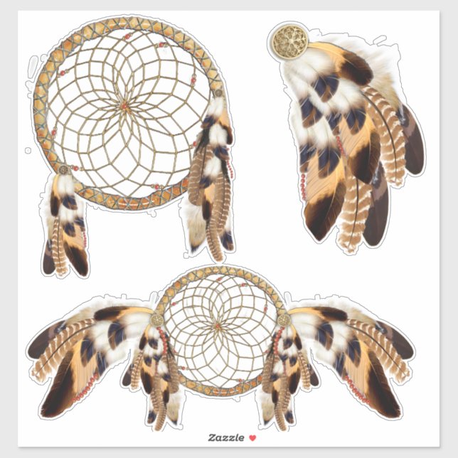 Dream Catcher Aufkleber (Blatt)