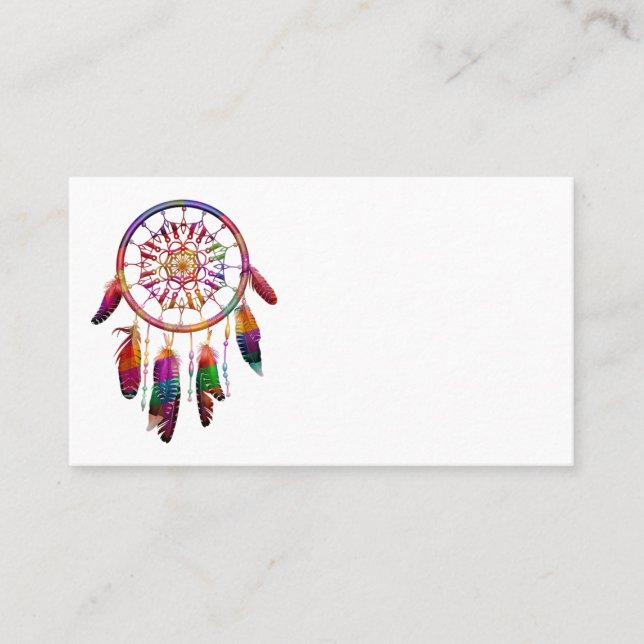 Dream Catcher Business Card Visitenkarte (Vorderseite)