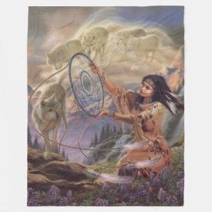 DREAM CATCHER Fleece Blankes