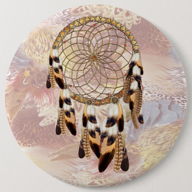Dream Catcher-Geschenke Button (Vorderseite)