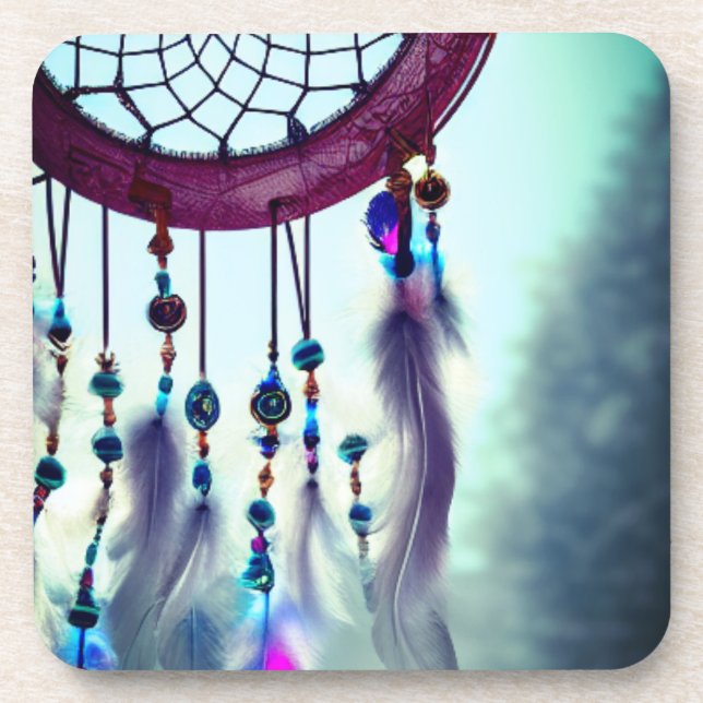 Dream Catcher Getränkeuntersetzer (Vorderseite)