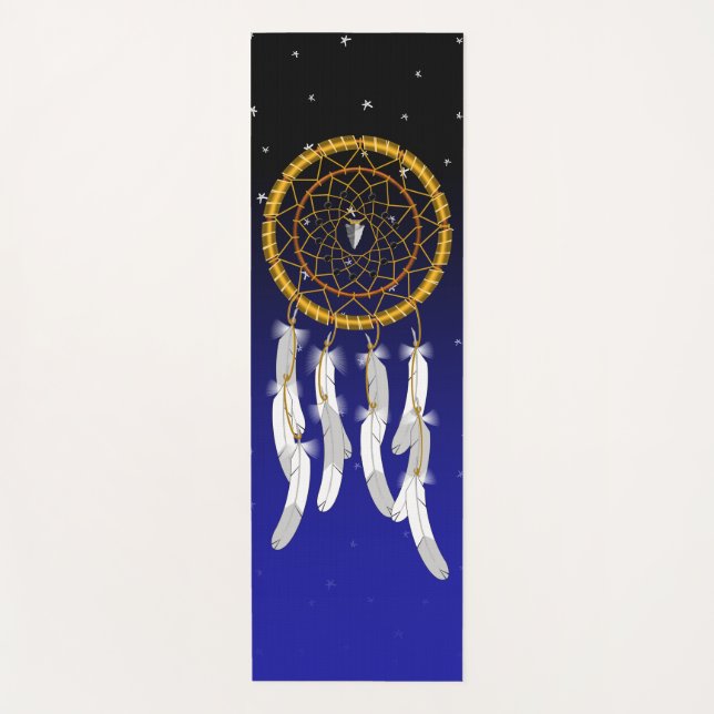 Dream Catcher--Hämatit Yogamatte (Vorderseite)