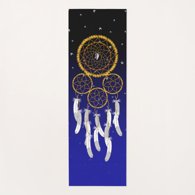 Dream Catcher--Hämatit Yogamatte (Vorderseite)