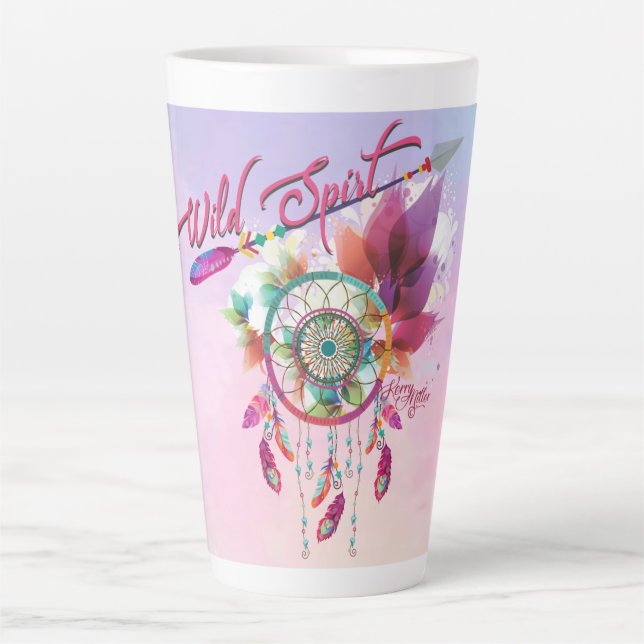Dream Catcher Latte Tasse (Vorderseite)