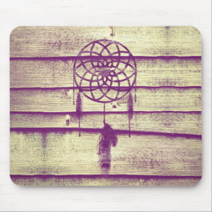 Dream Catcher Lila Wood Mousepad