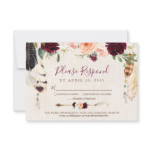 Dream Catcher Moon Peach & Burgundy Boho Wedding