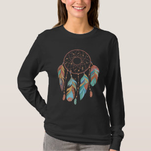 Dream Catcher Native American Feathers Tribal Drea T-Shirt