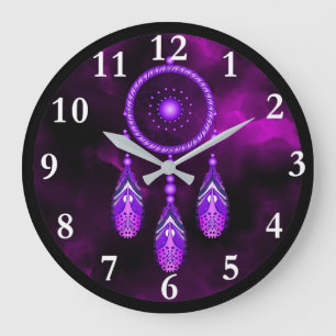 Dream Catcher Round Wall Uhr