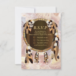 Dream Catcher RSVP Karte