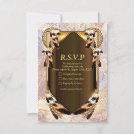 Dream Catcher RSVP Karte