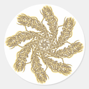 Dream Catcher Runder Aufkleber